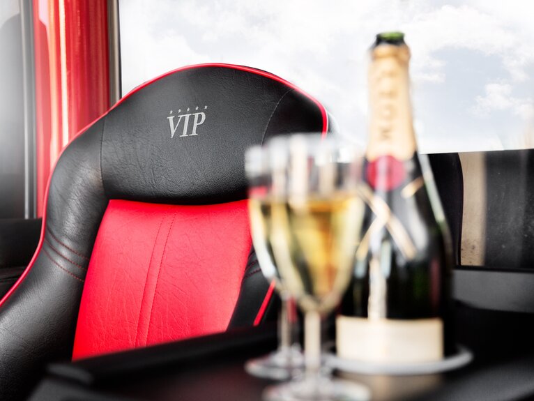 Lo champagne è pronto nella gondola VIP. | © Pedro Rodrigues