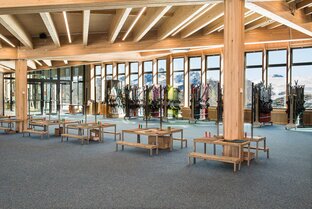 The new and modern infrastructure of the Matterhorn Testcenter | © Michael Portmann
